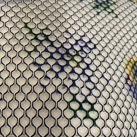 WORTH Mesh Floral Boxy Cropped Top 8 - Picture 7 of 7